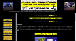 Desktop Screenshot of honeypotproductions.net